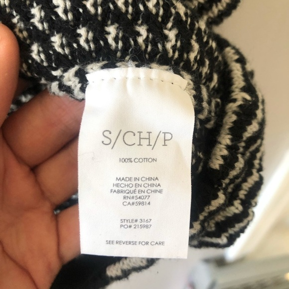 Cabi Fergie Turtleneck Striped Split Front Sweater Size Small Cozy Pullover - Picture 11 of 11